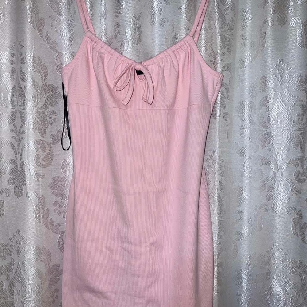 Forever 21 Pink Spaghetti-Strap Bodycon Dress